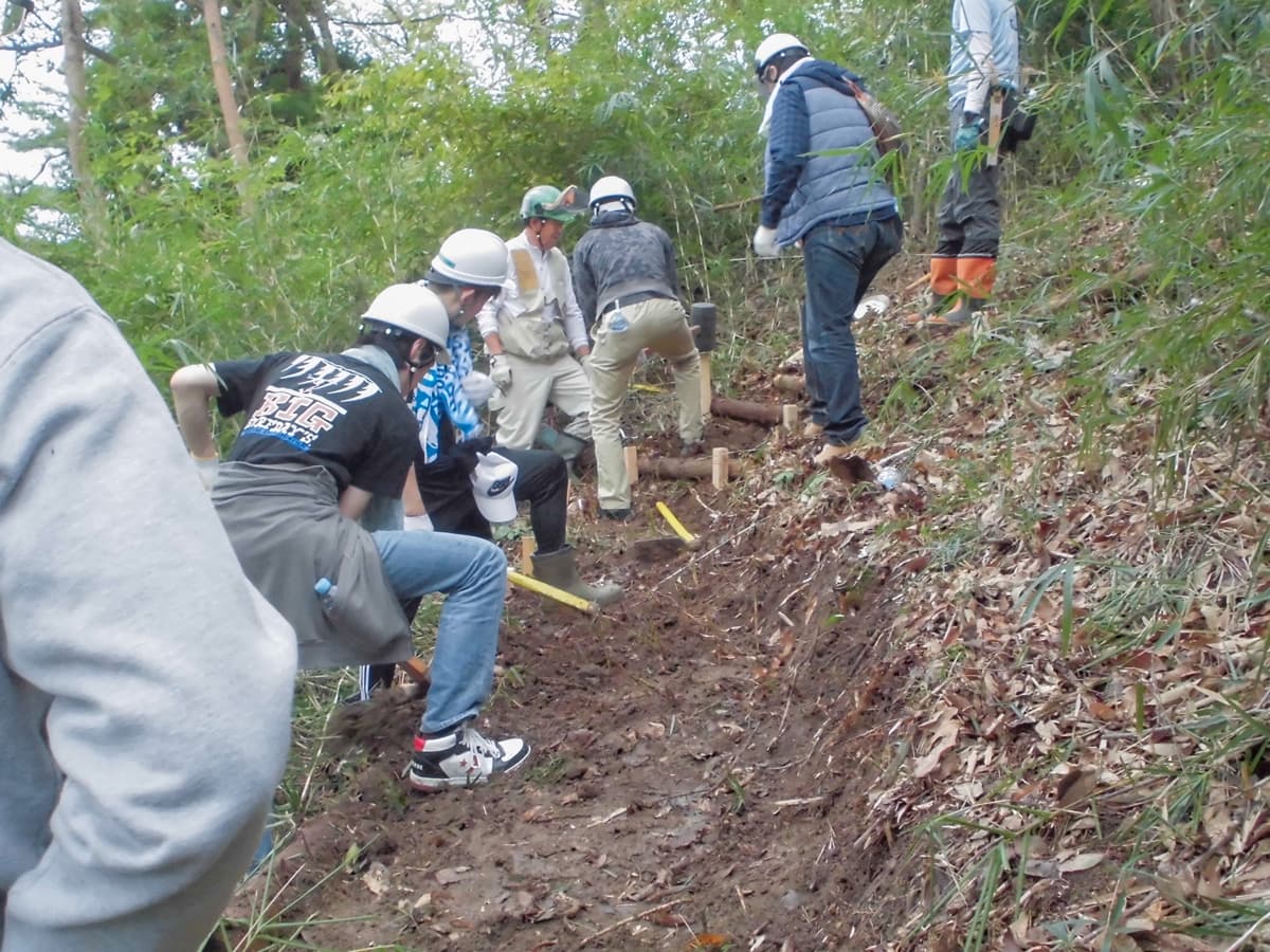 「環境の森”大衡”」での遊歩道整備